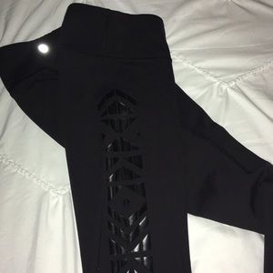 LuluLemon tribal pattern leggings